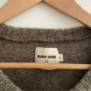 Rudy Jude Two-Toned Wool Sweater - Oversized Fit, Small